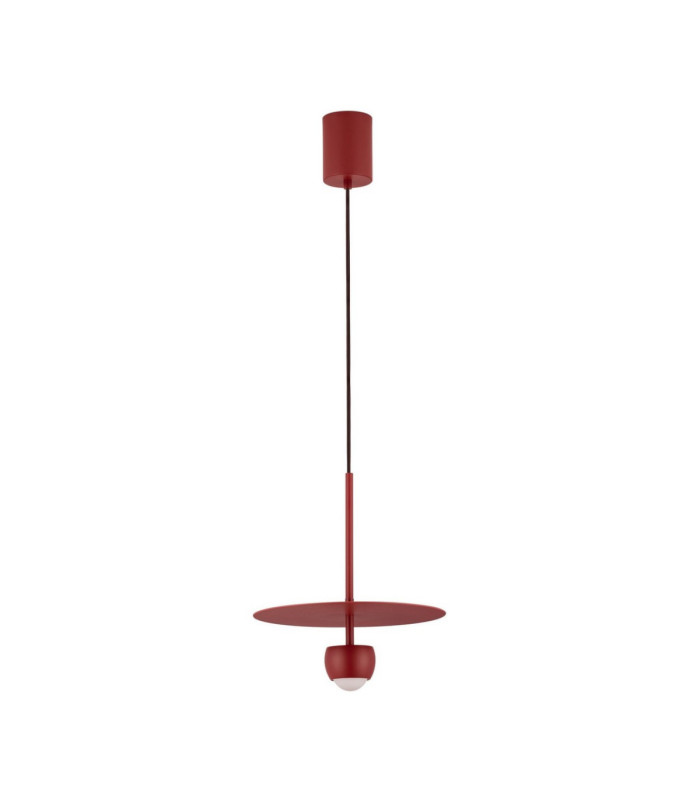Edem Pendant Ceiling Light Red LED 8W 590lm 3000K-1