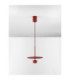 Edem Pendant Ceiling Light Red LED 8W 590lm 3000K-3