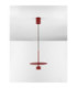 Edem Pendant Ceiling Light Red LED 8W 590lm 3000K-4