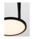 Ekei II 20cm Integrated LED Semi Flush Ceiling Light Sandy Black LED 14W 1085lm 3000K-7