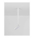 Ekei Integrated LED Semi Flush Ceiling Light Sandy White LED 14W 1085lm 3000K-3