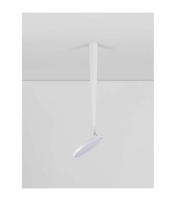 Ekei Integrated LED Semi Flush Ceiling Light Sandy White LED 14W 1085lm 3000K-3