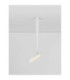 Ekei Integrated LED Semi Flush Ceiling Light Sandy White LED 14W 1085lm 3000K-4