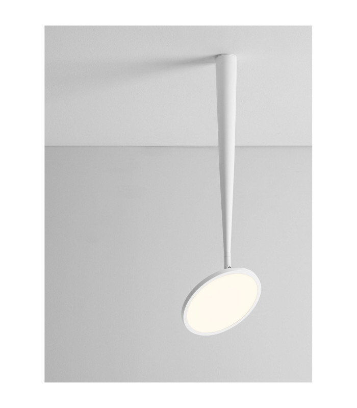 Ekei Integrated LED Semi Flush Ceiling Light Sandy White LED 14W 1085lm 3000K-7