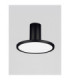 Ekei 20cm Integrated LED Semi Flush Ceiling Light Sandy Black LED 14W 1085lm 3000K-3