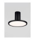 Ekei 20cm Integrated LED Semi Flush Ceiling Light Sandy Black LED 14W 1085lm 3000K-4