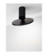 Ekei 20cm Integrated LED Semi Flush Ceiling Light Sandy Black LED 14W 1085lm 3000K-6
