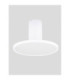 Ekei Integrated LED Semi Flush Ceiling Light Sandy White LED 14W 1127lm 3000K-3