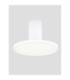 Ekei Integrated LED Semi Flush Ceiling Light Sandy White LED 14W 1127lm 3000K-4