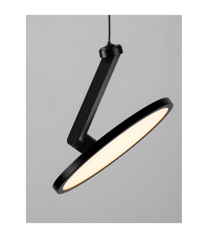 Opi Integrated LED Pendant Ceiling Light Sandy Black LED 14W 1085lm 3000K-6