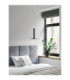 Palencia Integrated LED Pendant Ceiling Light Matt Black LED 10W 517lm 3000K-2