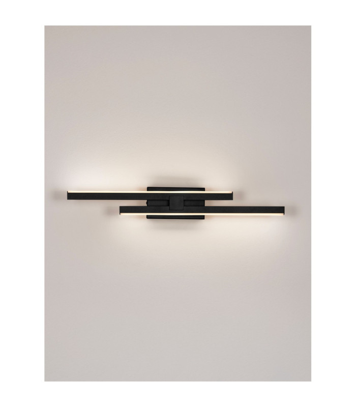 Antama Integrated LED Wall Lamp Sandy Black Triac Dimmable LED 12W 510lm 3200K-4