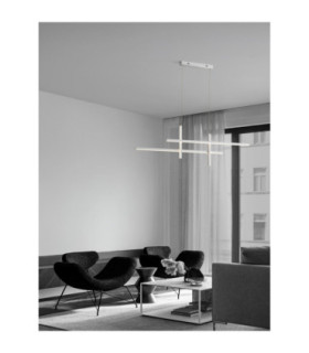 Antama Bar Pendant Ceiling Light Sandy White Triac Dimmable LED 40W 1200lm 3200K-2