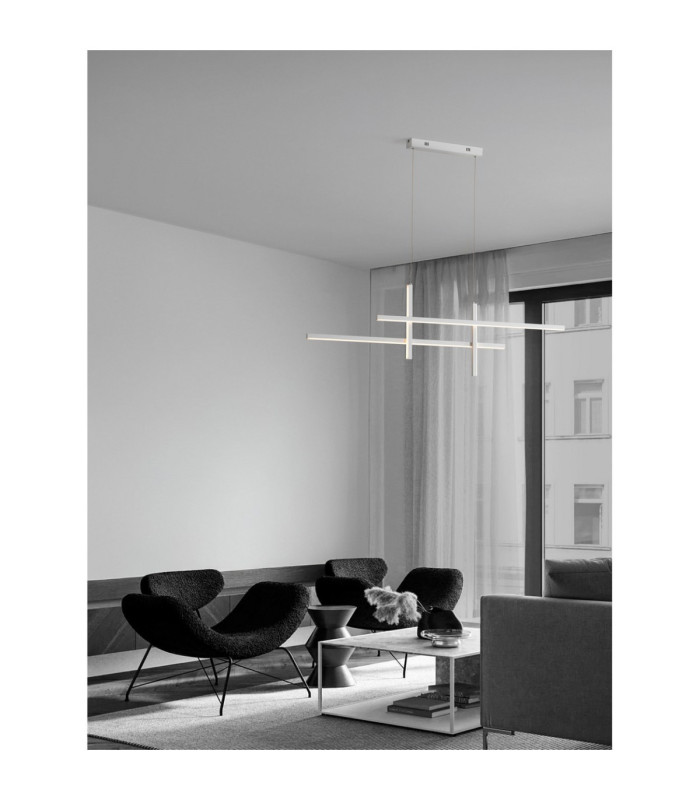 Antama Bar Pendant Ceiling Light Sandy White Triac Dimmable LED 40W 1200lm 3200K-2