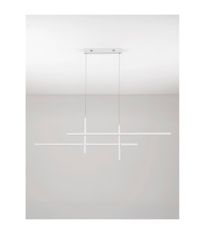 Antama Bar Pendant Ceiling Light Sandy White Triac Dimmable LED 40W 1200lm 3200K-3