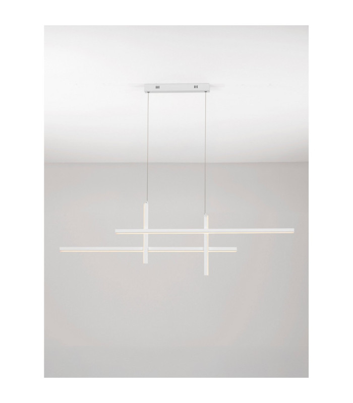 Antama Bar Pendant Ceiling Light Sandy White Triac Dimmable LED 40W 1200lm 3200K-4