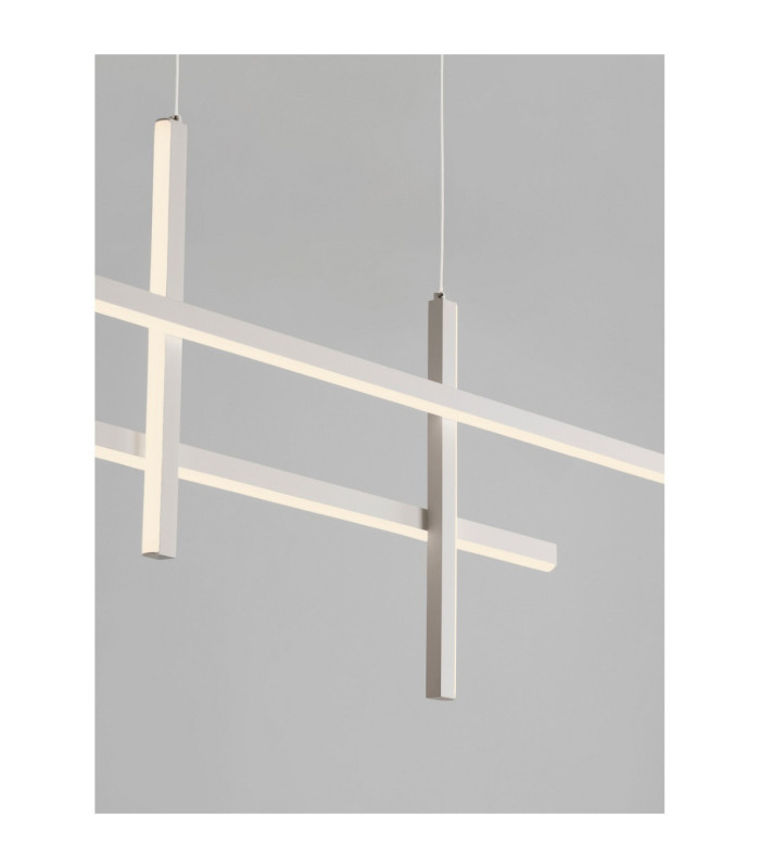Antama Bar Pendant Ceiling Light Sandy White Triac Dimmable LED 40W 1200lm 3200K-5