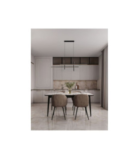 Antama Bar Pendant Ceiling Light Sandy Black Triac Dimmable LED 40W 1200lm 3200K-2