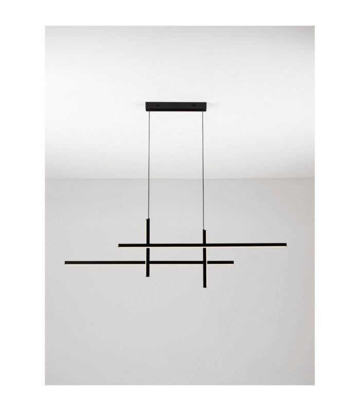 Antama Bar Pendant Ceiling Light Sandy Black Triac Dimmable LED 40W 1200lm 3200K-4
