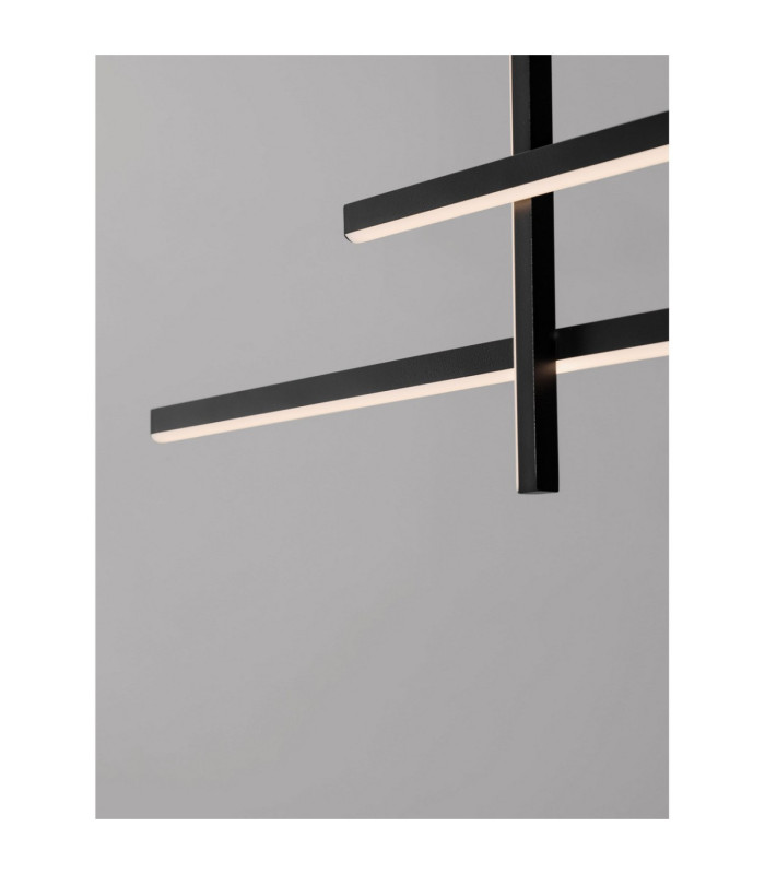 Antama Bar Pendant Ceiling Light Sandy Black Triac Dimmable LED 40W 1200lm 3200K-5