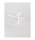 Antama Integrated LED Semi Flush Ceiling Light Sandy White Triac Dimmable LED 25W 955lm 3200K-4