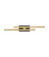 Antama Integrated LED Wall Lamp Sandy Black Gold Triac Dimmable LED 12W 510lm 3200K-1
