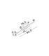 Antama Integrated LED Wall Lamp Sandy Black Gold Triac Dimmable LED 12W 510lm 3200K-6