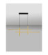 Antama Bar Pendant Ceiling Light Sandy Black Gold Triac Dimmable LED 43W 1478lm 3200K-3