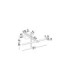 Antama Integrated LED Semi Flush Ceiling Light Sandy Black Gold Triac Dimmable LED 26W 973lm 3200K-7