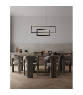 Alis Integrated LED Pendant Ceiling Light Sandy Black Triac Dimmable LED 47W 1180lm 3200K-2