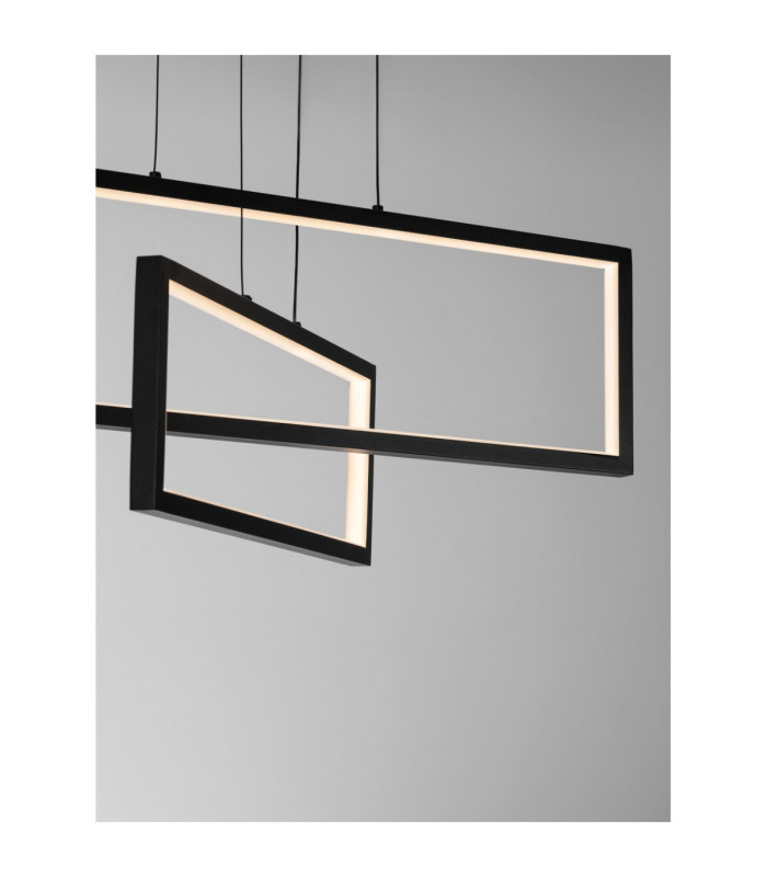 Alis Integrated LED Pendant Ceiling Light Sandy Black Triac Dimmable LED 47W 1180lm 3200K-5