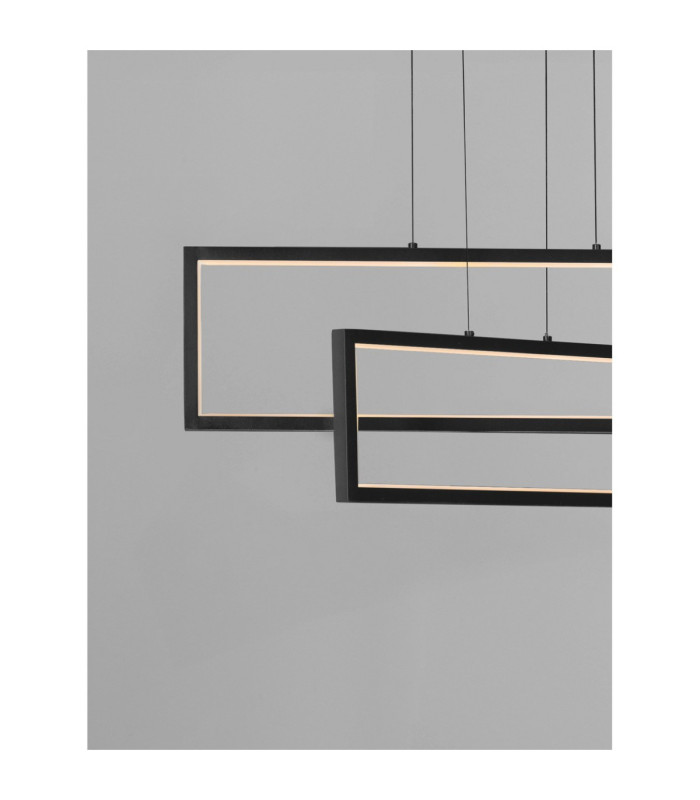 Alis Integrated LED Pendant Ceiling Light Sandy Black Triac Dimmable LED 47W 1180lm 3200K-6