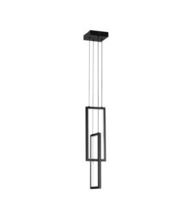 Alis Integrated LED Pendant Ceiling Light Sandy Black Triac Dimmable LED 37W 925lm 3200K-1