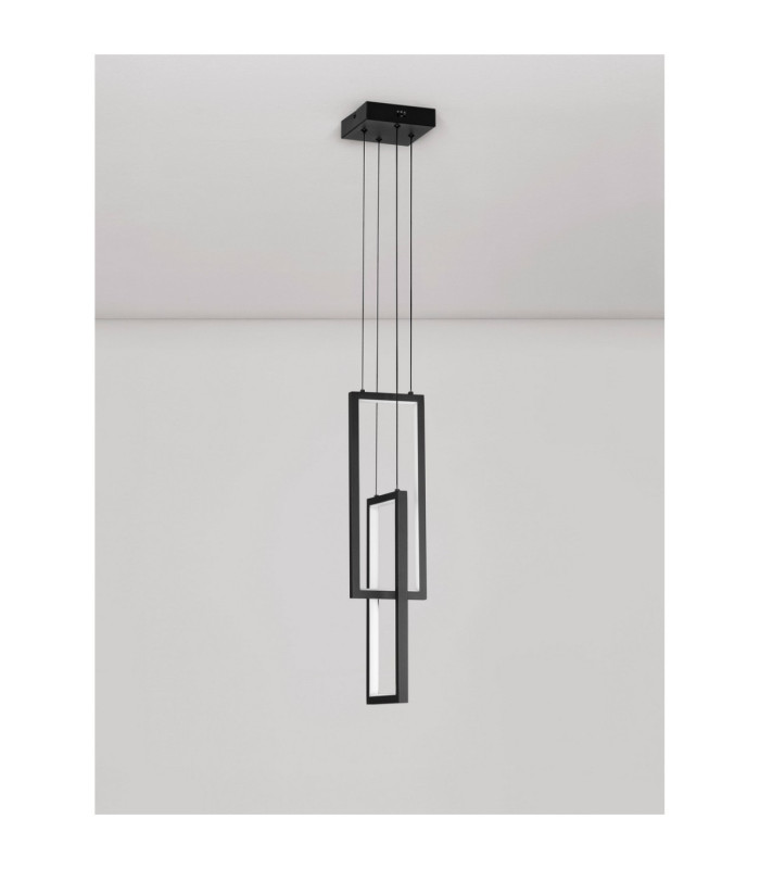 Alis Integrated LED Pendant Ceiling Light Sandy Black Triac Dimmable LED 37W 925lm 3200K-3