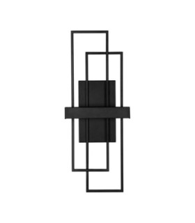 Alis Integrated LED Wall Lamp Sandy Black Triac Dimmable LED 8W 202lm 3200K-1