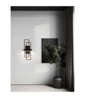 Alis Integrated LED Wall Lamp Sandy Black Triac Dimmable LED 8W 202lm 3200K-2