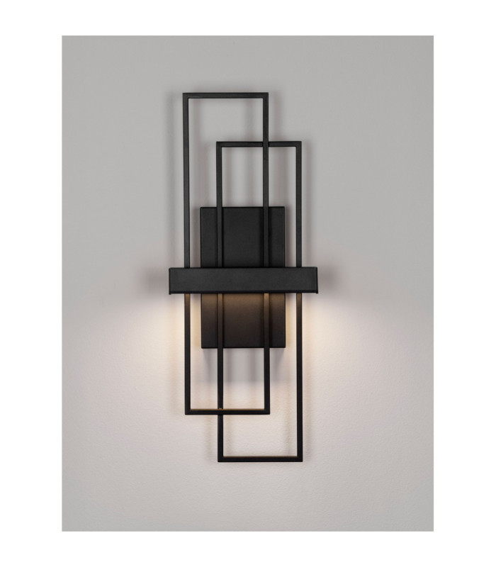 Alis Integrated LED Wall Lamp Sandy Black Triac Dimmable LED 8W 202lm 3200K-4