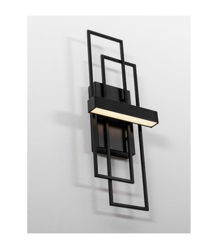 Alis Integrated LED Wall Lamp Sandy Black Triac Dimmable LED 8W 202lm 3200K-6