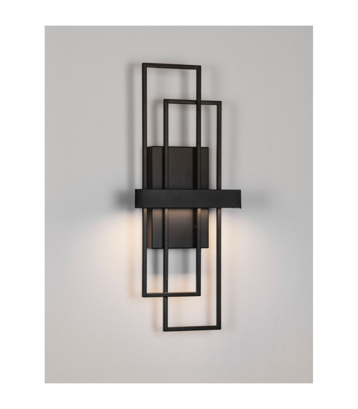 Alis Integrated LED Wall Lamp Sandy Black Triac Dimmable LED 8W 202lm 3200K-7