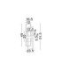 Alis Integrated LED Wall Lamp Sandy Black Triac Dimmable LED 8W 202lm 3200K-8