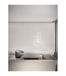 Alis Integrated LED Wall Lamp Sandy White Triac Dimmable LED 48W 2400lm 3200K-2