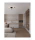 Nue Integrated LED Semi Flush Ceiling Light Matt Black Triac Dimmable LED 29W 1833lm 3000K-2