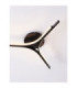Nue Integrated LED Semi Flush Ceiling Light Matt Black Triac Dimmable LED 29W 1833lm 3000K-6