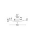 Nue Integrated LED Semi Flush Ceiling Light Matt Black Triac Dimmable LED 29W 1833lm 3000K-8