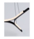 Nue Integrated LED Pendant Ceiling Light Matt Black Triac Dimmable LED 29W 1833lm 3000K-6