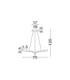 Nue Integrated LED Pendant Ceiling Light Matt Black Triac Dimmable LED 29W 1833lm 3000K-8