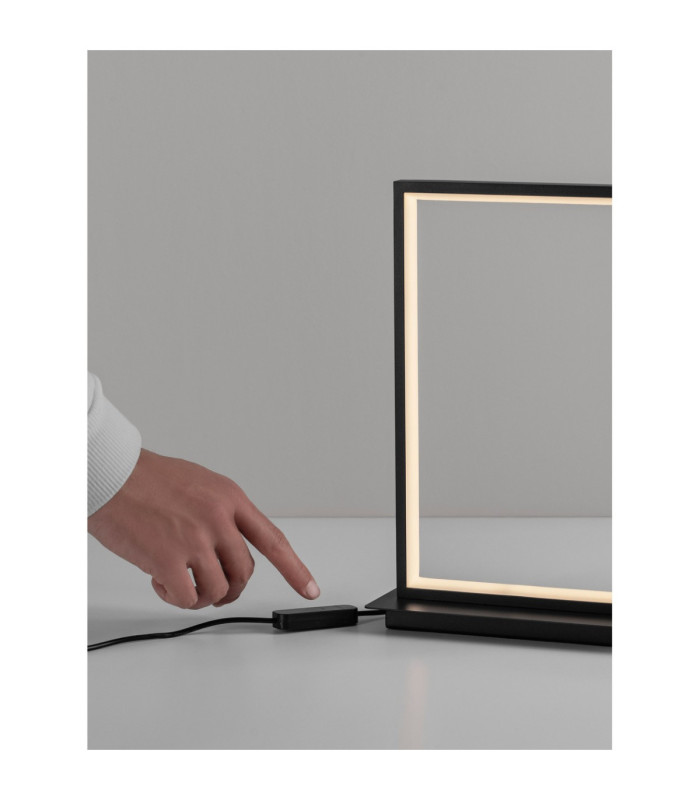 Alis Integrated LED Table Lamp Sandy Black Touch Dimmable LED 14W 641lm 3200K-5