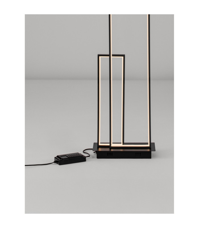 Alis LED Integrated Floor Lamp Sandy Black Dimmable LED 45W 1860lm 3200K-5