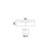 Clea Integrated LED Semi Flush Ceiling Light Sandy Black Triac Dimmable LED 31W 1860lm 3000K-4