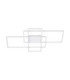 Clea Integrated LED Semi Flush Ceiling Light Sandy White Dimmable LED 58W 3455lm 2700-3500-5000K CCT Remote Control-1